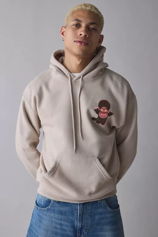 Monchhichi Born In Japan Graphic Graphic Hoodie Sweatshirt